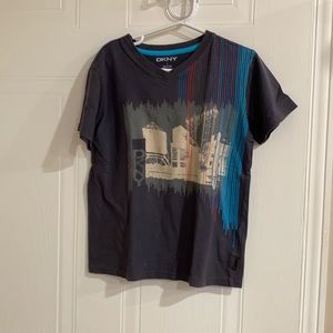 Boys v neck short sleeve top